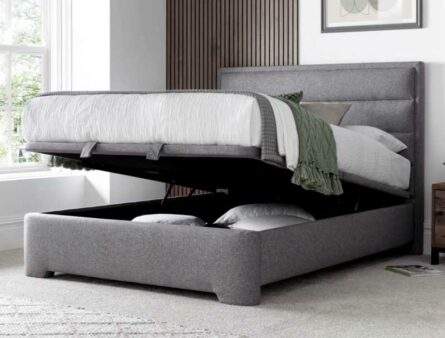 Kaydian Kirby Marbella Grey Ottoman Bed Frame