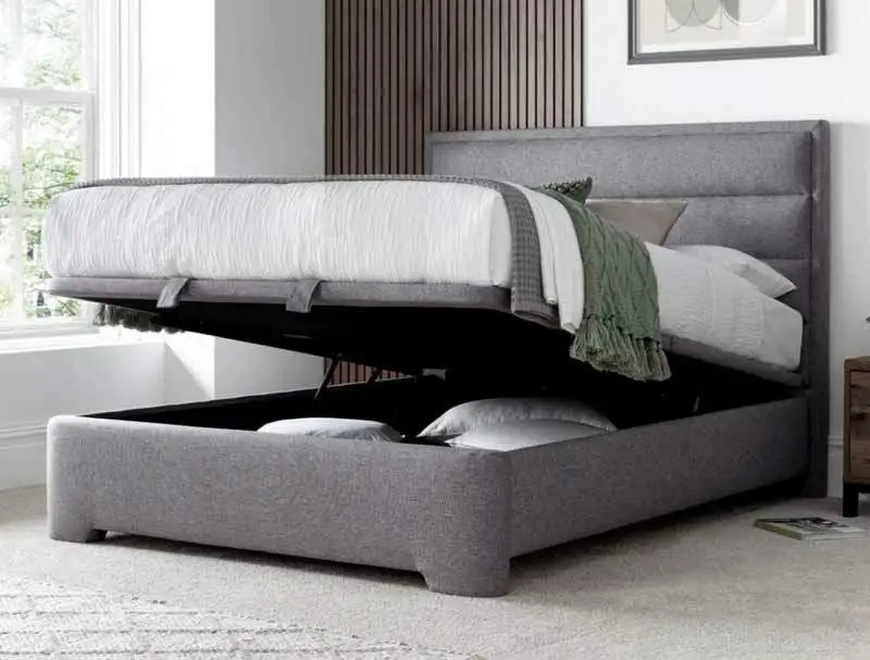 Kaydian Kirby Marbella Grey Ottoman Bed Frame