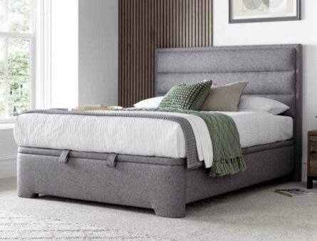 Kaydian Kirby Marbella Grey Ottoman Bed Frame