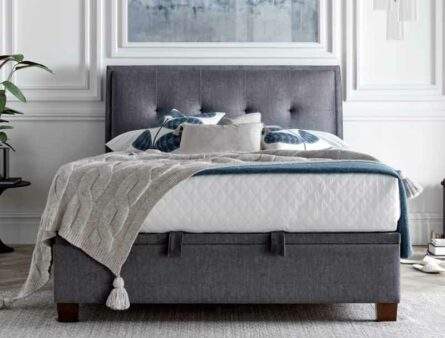 Kaydian Accent Vogue Grey Ottoman Bed Frame