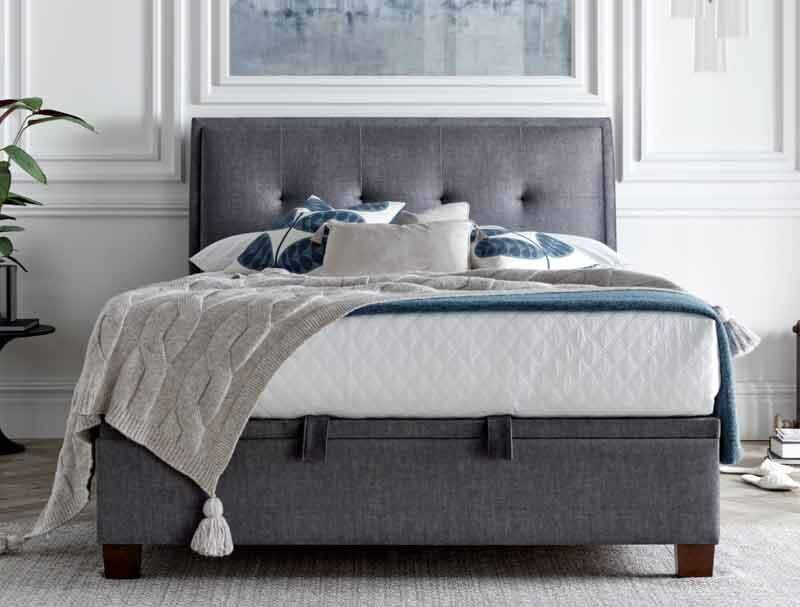 Kaydian Accent Vogue Grey Ottoman Bed Frame