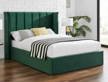 BestPriceBeds Polar  Emerald Green Storage Bed