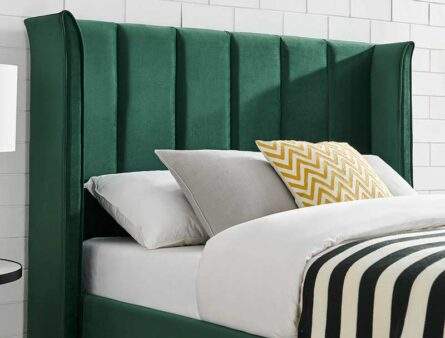 BestPriceBeds Polar  Emerald Green Storage Bed