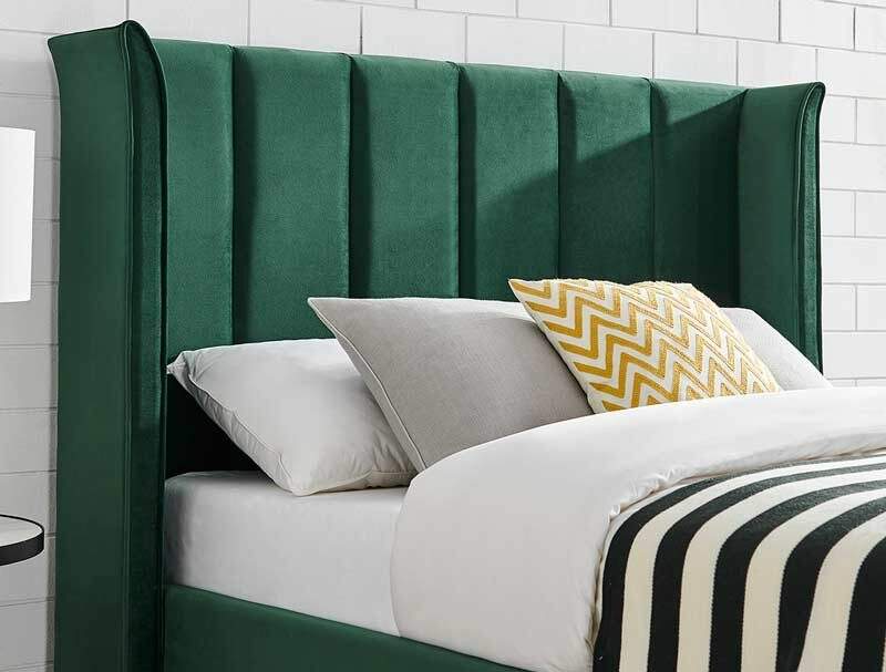 BestPriceBeds Polar  Emerald Green Storage Bed
