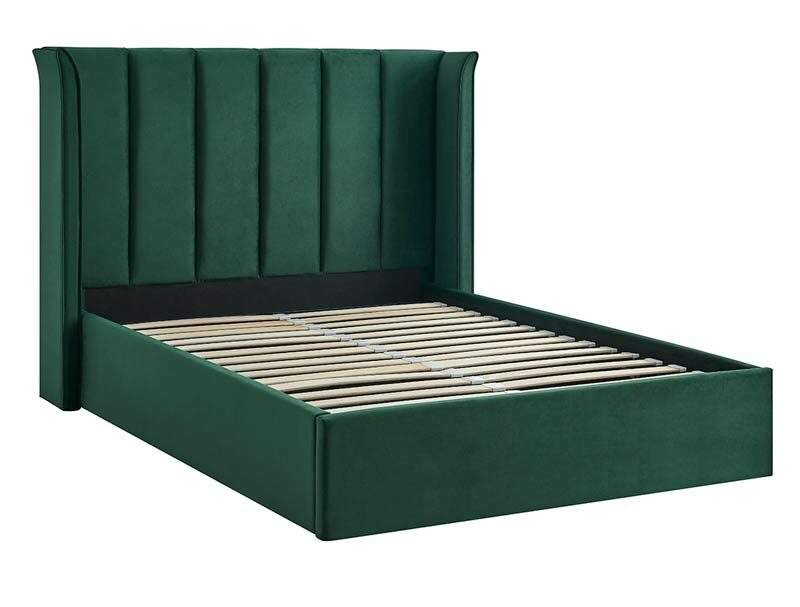 BestPriceBeds Polar  Emerald Green Storage Bed