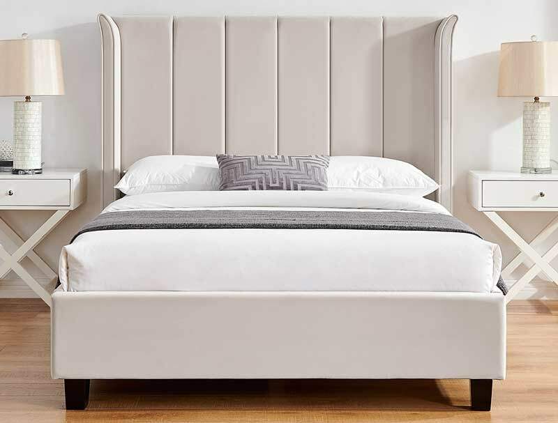 Limelight Polar Natural Winged Bed Frame