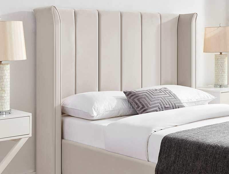 Limelight Polar Natural Winged Bed Frame