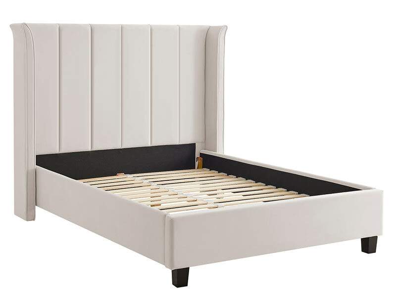 Limelight Polar Natural Winged Bed Frame