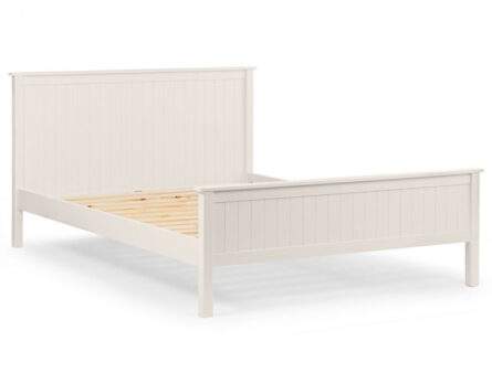 Julian Bowen Maine White Bed Frame