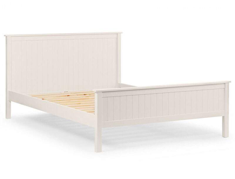 Julian Bowen Maine White Bed Frame