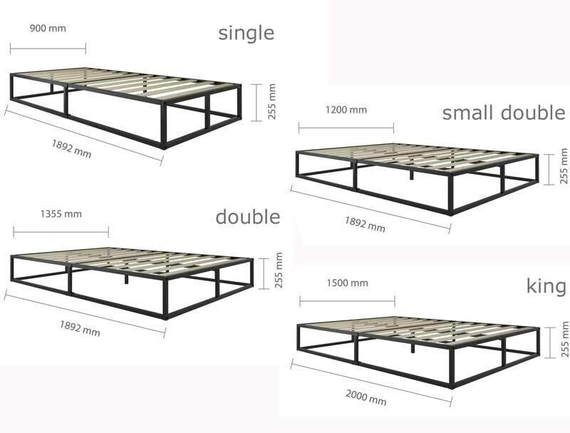 Birlea Box Metal Bed Frame