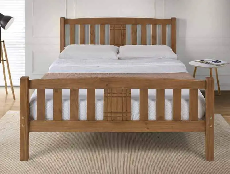BPB Antique Pine Bed Frame