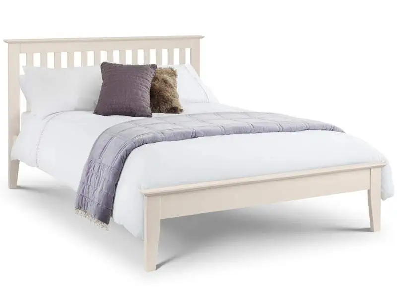 Julian Bowen Salerno Ivory Wood Bed Frame