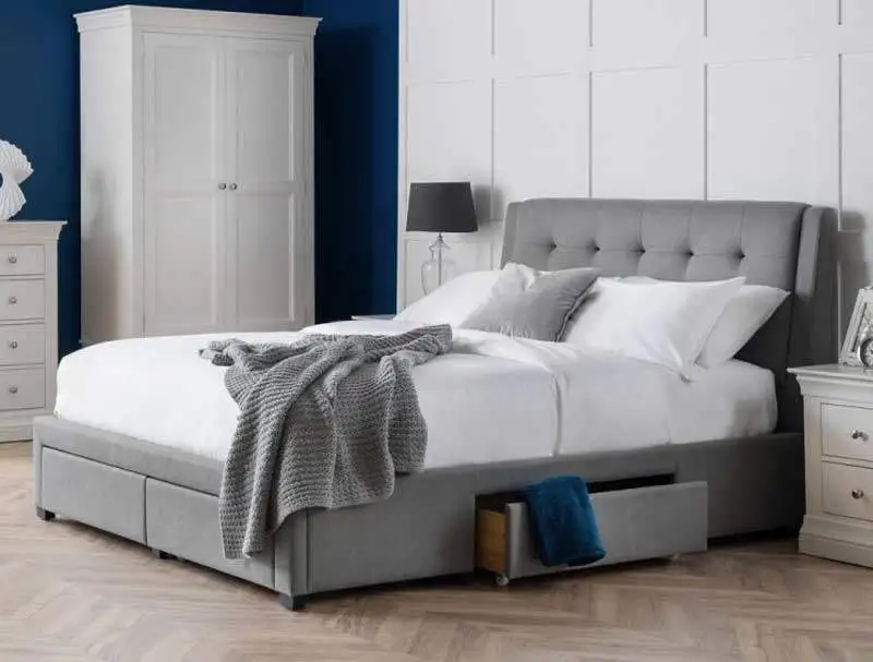 BPB Fulton Grey Storage Bed Frame