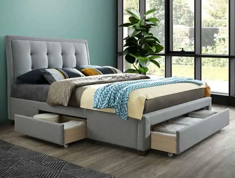 Birlea Shelby Fabric Drawer Bed Frame