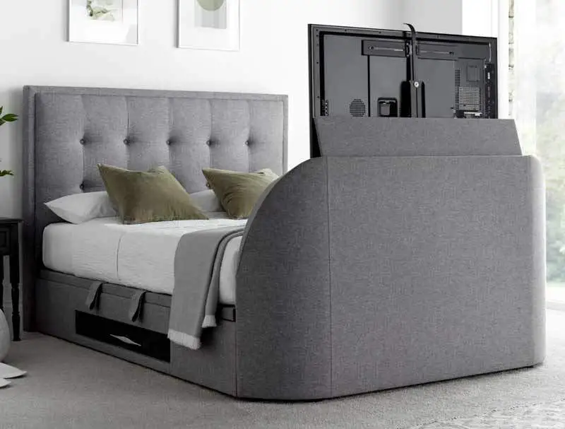 Kaydian Falstone Marbella Grey TV Ottoman Bed Frame