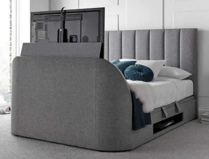 Kaydian Medburn Marbella Grey TV Ottoman Bed Frame