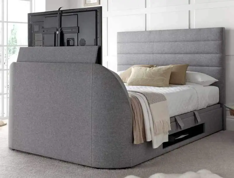 Kaydian Appleby Marbella Grey TV Ottoman Bed Frame