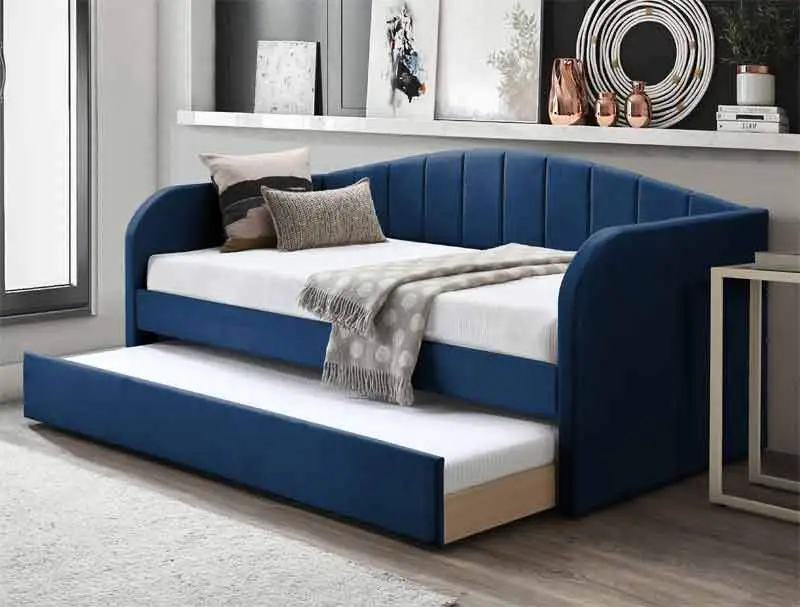 Flintshire Jasper Blue Colour Day Bed Frame