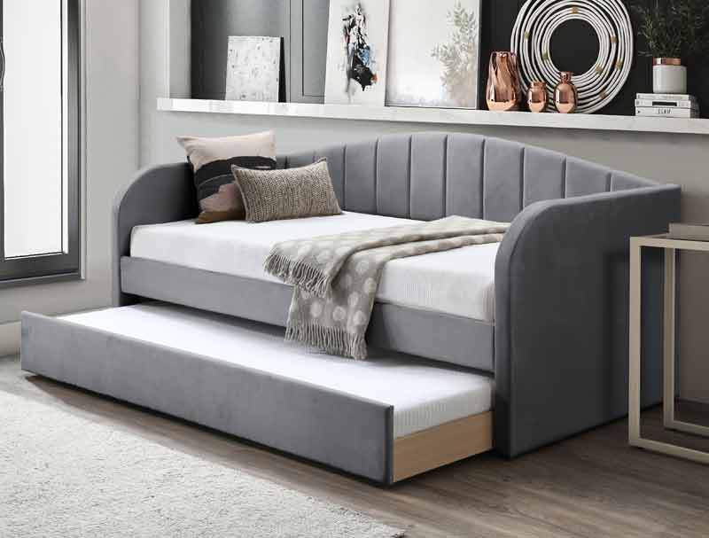 Flintshire Jasper Grey Colour Day Bed Frame