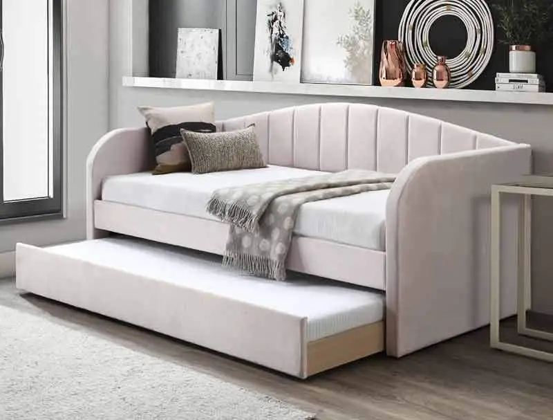 Flintshire Jasper Pink Colour Day Bed Frame