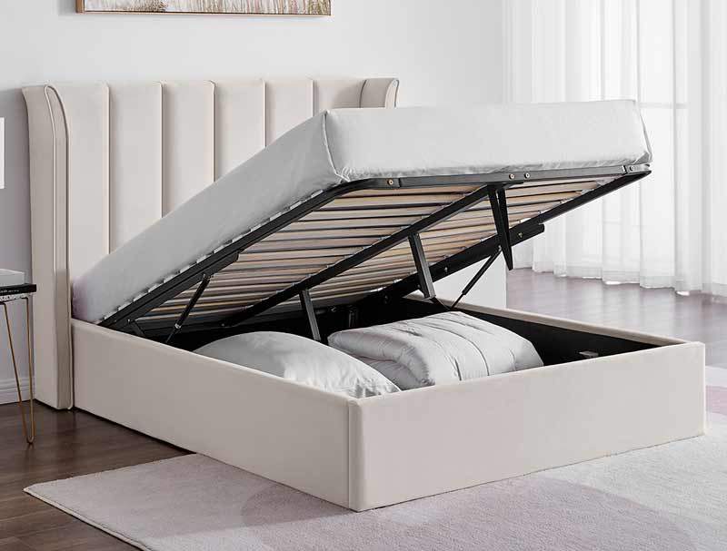 BestPriceBeds Polar Natural Storage Bed