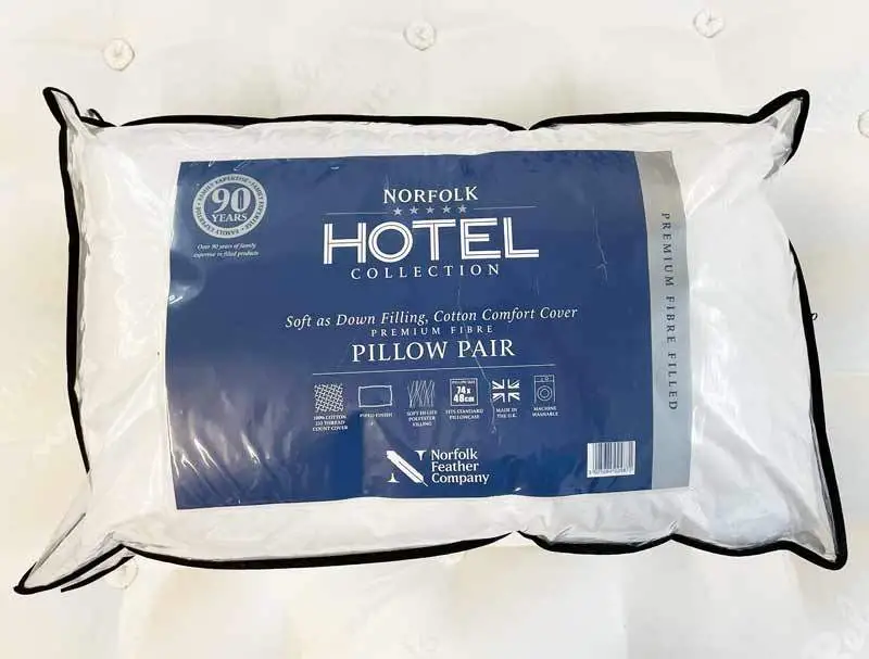 Norfolk Collection Hollofibre Pillow Pair Multi-Buy