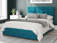 Aspire Caine Ottoman Bed Plush Teal