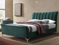 Birlea Clover Green Fabric bed Frame