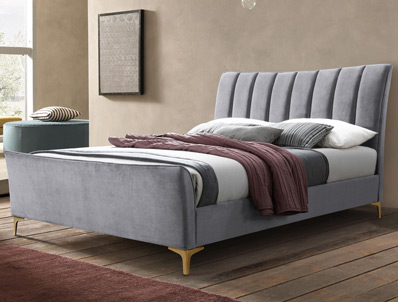Birlea Clover Grey Fabric bed Frame