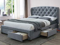 Birlea Hope Fabric Drawer Bed Frame