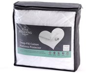 Fine Bedding Company Deep-Fill Cotton Mattress Protector