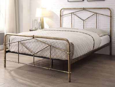 Flintshire Axton Antique Bronze Gold, How To Antique A Metal Bed Frame