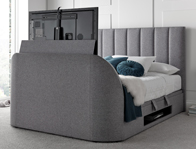 Kaydian Medburn Marbella Grey Ottoman & TV  Bed Frame