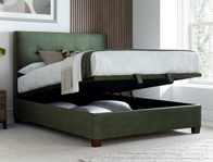 Kaydian Walkworth Winter Moss Green Ottoman Bed Frame