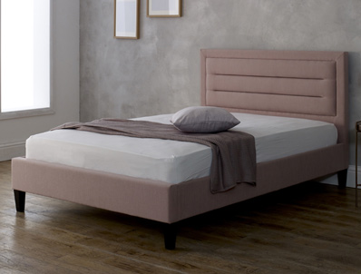 Limelight Picasso Pink or Blue Fabric Bed Frame