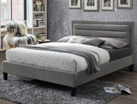 Limelight Single Picasso Grey Fabric Bed Frame