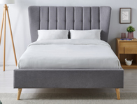 Limelight Tasya Light  Grey Fabric Bed Frame