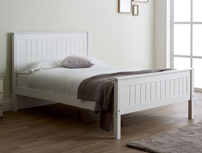 Limelight Taurus White High Foot end Bed Frame