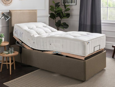 Mi Beds Balmoral 1200 Pocket & Natural Adjustable Bed