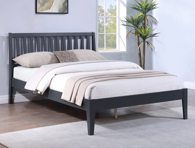 Oak Bedrooms Lunar Black Bed Frame & Furniture