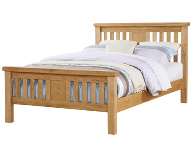 Oak Bedrooms Newby Oak  Bed Frame & Furniture