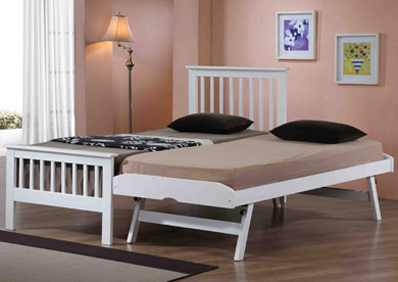 Flintshire Furniture Pentre  Hardwood Guest Bed Frame Only