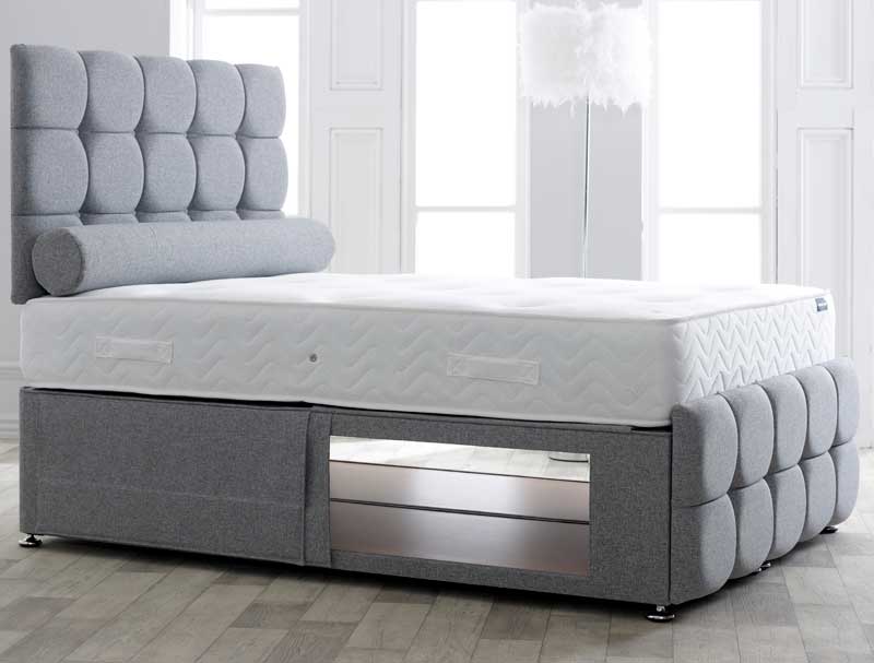 Vogue Maxi Storage Base With Optional, Divan Bed With Storage And Headboard