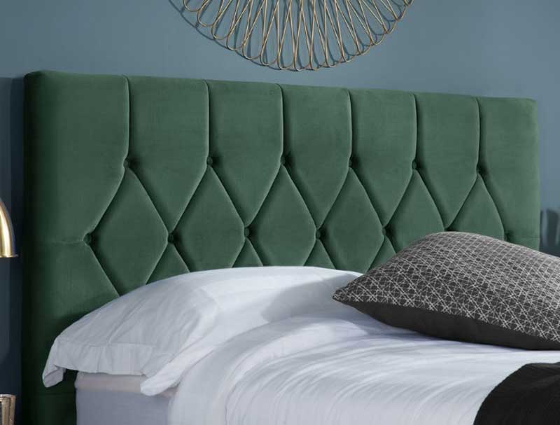 Birlea Loxley Green Fabric Bed Frame