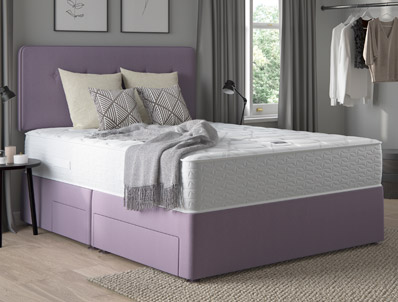 Relyon Luxury Memory 1400 Pocket  2 Drawer Bed IN STOCK