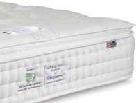Sleepeezee Wool Supreme 2400 Pillow Top Pocket Mattress