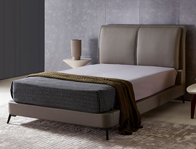 Sweet Dreams Grace Taupe Fabric Bed Frame